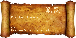 Muzlai Damos névjegykártya